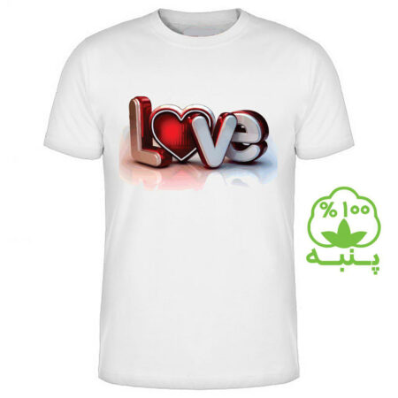 تیشرت طرح love