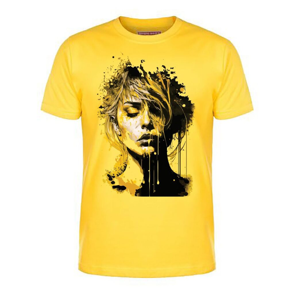 Womens t shirt face design